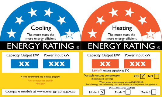 What the new energy labels mean for Air Conditioners and you. - Air Conditioning Brisbane Northside | Expert Repairs & Installation | Call 1300 222 747