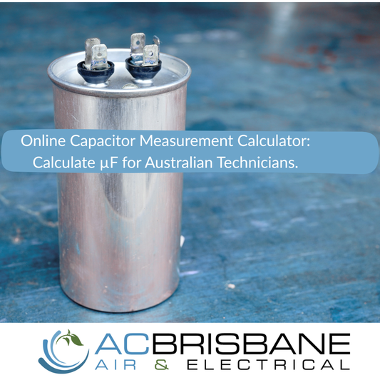 Online Capacitor Measurement Calculator: Compute µF in Running Units for Australian Technicians