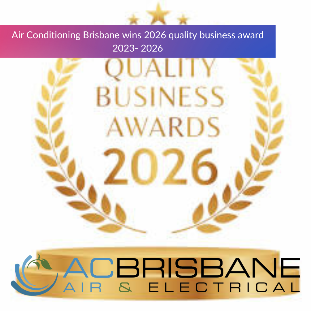 Air Conditioning Brisbane team celebrating 2026 Quality Business Award for Best HVAC Services.
