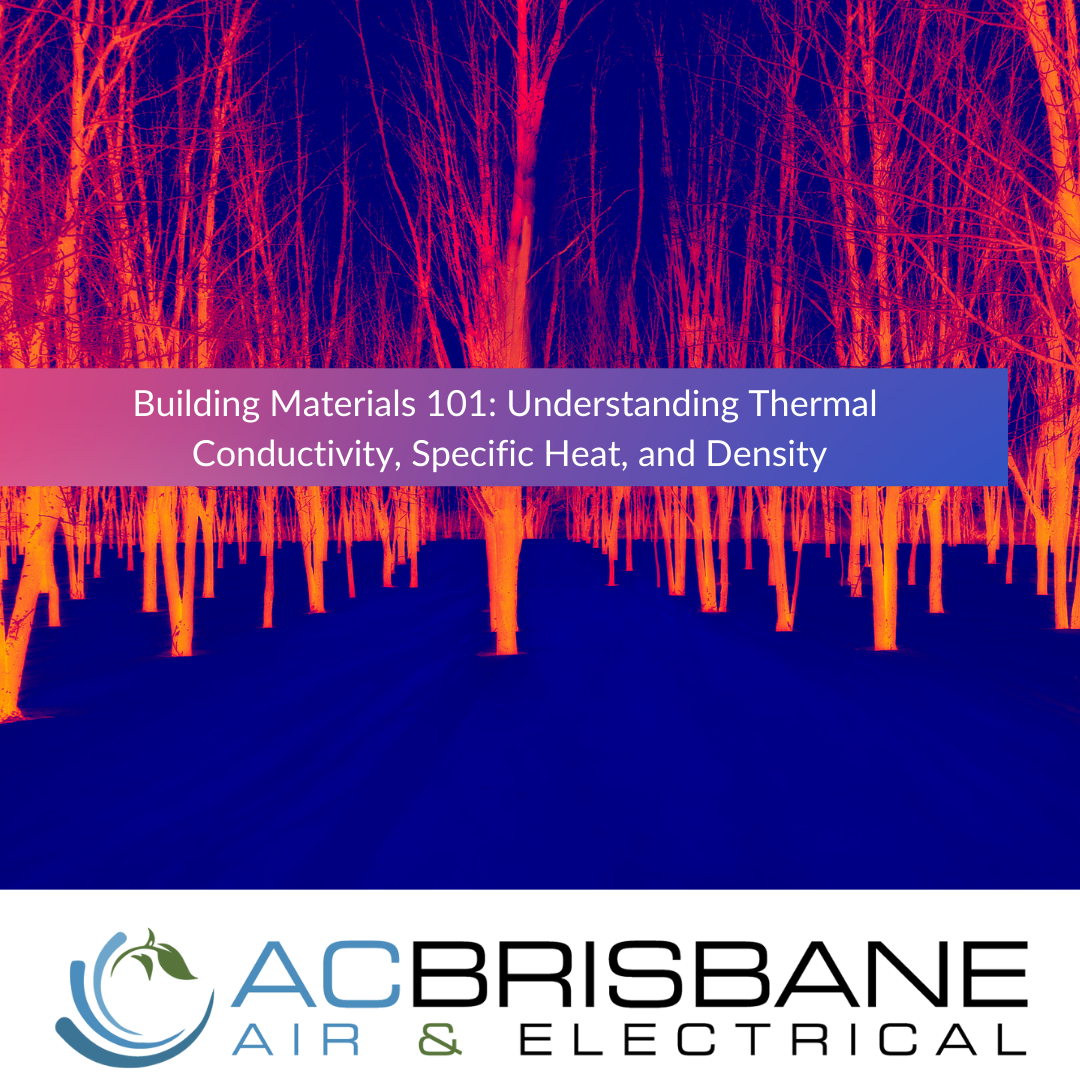 Building Materials 101: Understanding Thermal Conductivity, Specific Heat, and Density